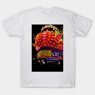 Flamingo Hotel Neon Lights Las Vegas America T-Shirt